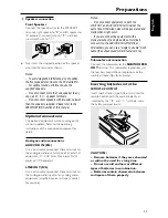 Preview for 13 page of Philips MC-I250/21M Quick Use Manual