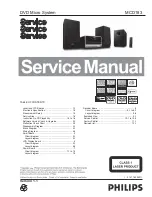 Philips MCD183 Service Manual preview