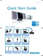 Preview for 1 page of Philips MCD288/93 Quick Start Manual