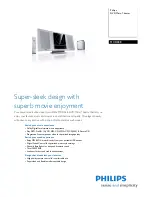 Preview for 1 page of Philips MCD288 Specifications