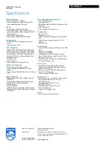 Preview for 3 page of Philips MCD288E Specifications