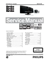 Philips MCD388 Service Manual preview