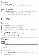 Preview for 19 page of Philips MCM167 User Manual