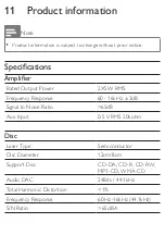 Preview for 28 page of Philips MCM167 User Manual