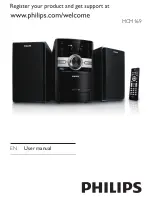 Philips MCM169 User Manual preview