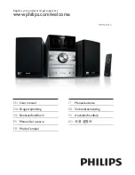 Preview for 1 page of Philips MCM207/12 User Manual