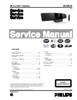 Preview for 1 page of Philips MCM330 Service Manual