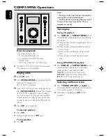 Preview for 14 page of Philips MCM398D Series User Manual