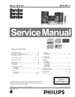 Preview for 1 page of Philips MCM700/12 Service Manual