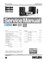 Preview for 1 page of Philips MCM7000/12 Service Manual