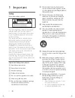 Preview for 4 page of Philips MCM7000/12 User Manual