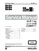 Preview for 1 page of Philips MCM770 Servise Manual