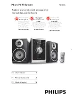 Preview for 1 page of Philips Micro Hi-Fi System MCM285 User Manual