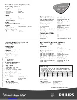 Preview for 2 page of Philips Multimedia Base 6G3B11 Specifications