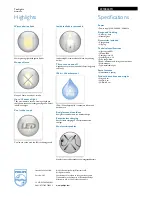 Preview for 2 page of Philips Naturelle IMAGEO 69188/60/PU Specifications