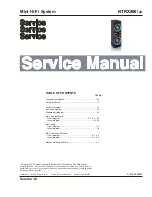 Philips NTRX500 Service Manual preview