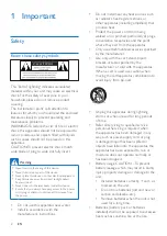 Preview for 4 page of Philips NTRX505 User Manual