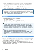 Preview for 36 page of Philips NX0960 User Manual