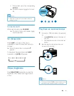 Preview for 10 page of Philips ORD2100 User Manual