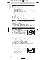 Preview for 4 page of Philips Perfect Replacement SBC RU545 Instructions For Use Manual