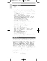 Preview for 10 page of Philips Perfect Replacement SBC RU545 Instructions For Use Manual