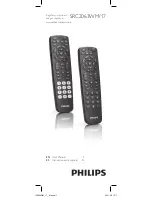 Preview for 1 page of Philips Perfect replacement SRC2063WM User Manual