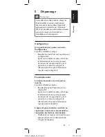 Preview for 57 page of Philips Perfect replacement SRP1003 User Manual