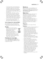 Preview for 21 page of Philips PerfectCare 6000 Series Manual