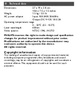 Preview for 43 page of Philips PET1046 User Manual