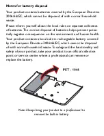 Preview for 45 page of Philips PET1046 User Manual