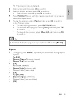 Preview for 20 page of Philips PET727/58 User Manual