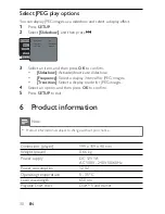 Preview for 29 page of Philips PET727/58 User Manual