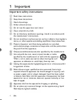 Preview for 3 page of Philips PET727 User Manual