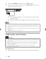 Preview for 13 page of Philips PET727 User Manual