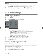 Preview for 21 page of Philips PET727 User Manual