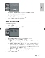 Preview for 22 page of Philips PET727 User Manual