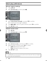 Preview for 25 page of Philips PET727 User Manual