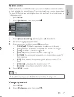 Preview for 26 page of Philips PET727 User Manual