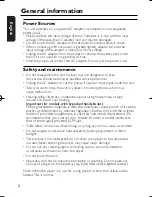 Preview for 6 page of Philips PET810/37 User Manual