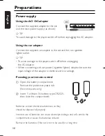 Preview for 14 page of Philips PET810/37 User Manual