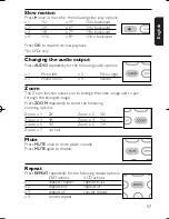 Preview for 21 page of Philips PET810/37 User Manual