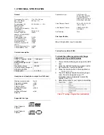 Preview for 3 page of Philips PET816/05 Service Manual