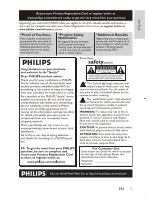 Preview for 3 page of Philips PET941 User Manual