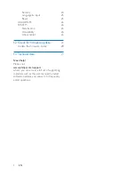 Preview for 4 page of Philips PI3205G User Manual