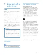 Preview for 5 page of Philips PI3205G User Manual