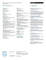 Preview for 2 page of Philips Pocket Memo LFH9375 Specifications