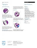 Preview for 2 page of Philips Prestigo SRU6006 Specifications