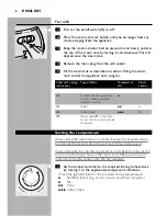 Preview for 8 page of Philips Provapor GC6019 User Manual