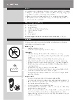 Preview for 22 page of Philips PT711 User Manual