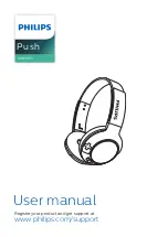 Preview for 1 page of Philips Push SHB3075 User Manual